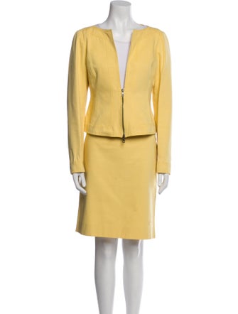 Valentino Bow Accents Skirt Set