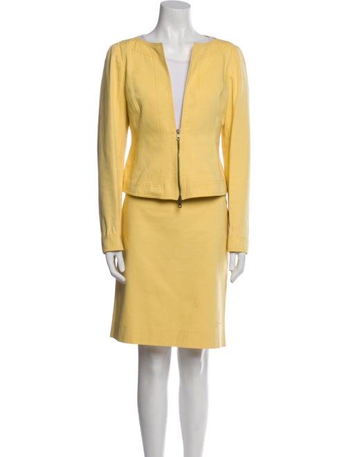 Valentino Bow Accents Skirt Set