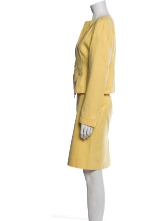 Valentino Bow Accents Skirt Set