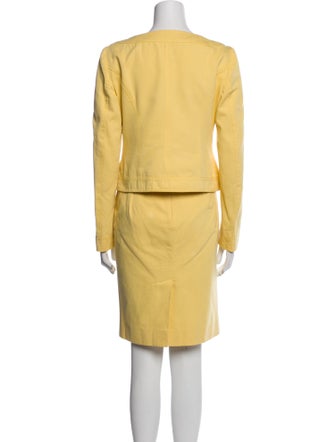 Valentino Bow Accents Skirt Set