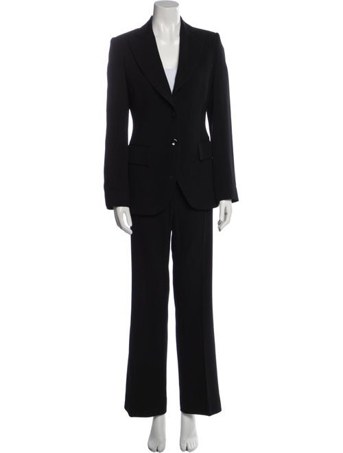 Valentino Virgin Wool Printed Pantsuit