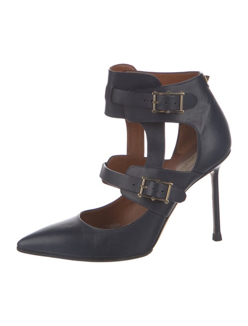 Valentino Rockstud Accents Leather Pumps