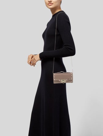 Valentino Rockstud Top Handle Bag