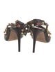 Valentino Rockstud Accents Leather T-Strap Pumps