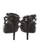 Valentino Rockstud Accents Leather Slingback Pumps