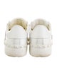 Valentino Rockstud Accents Leather Sneakers