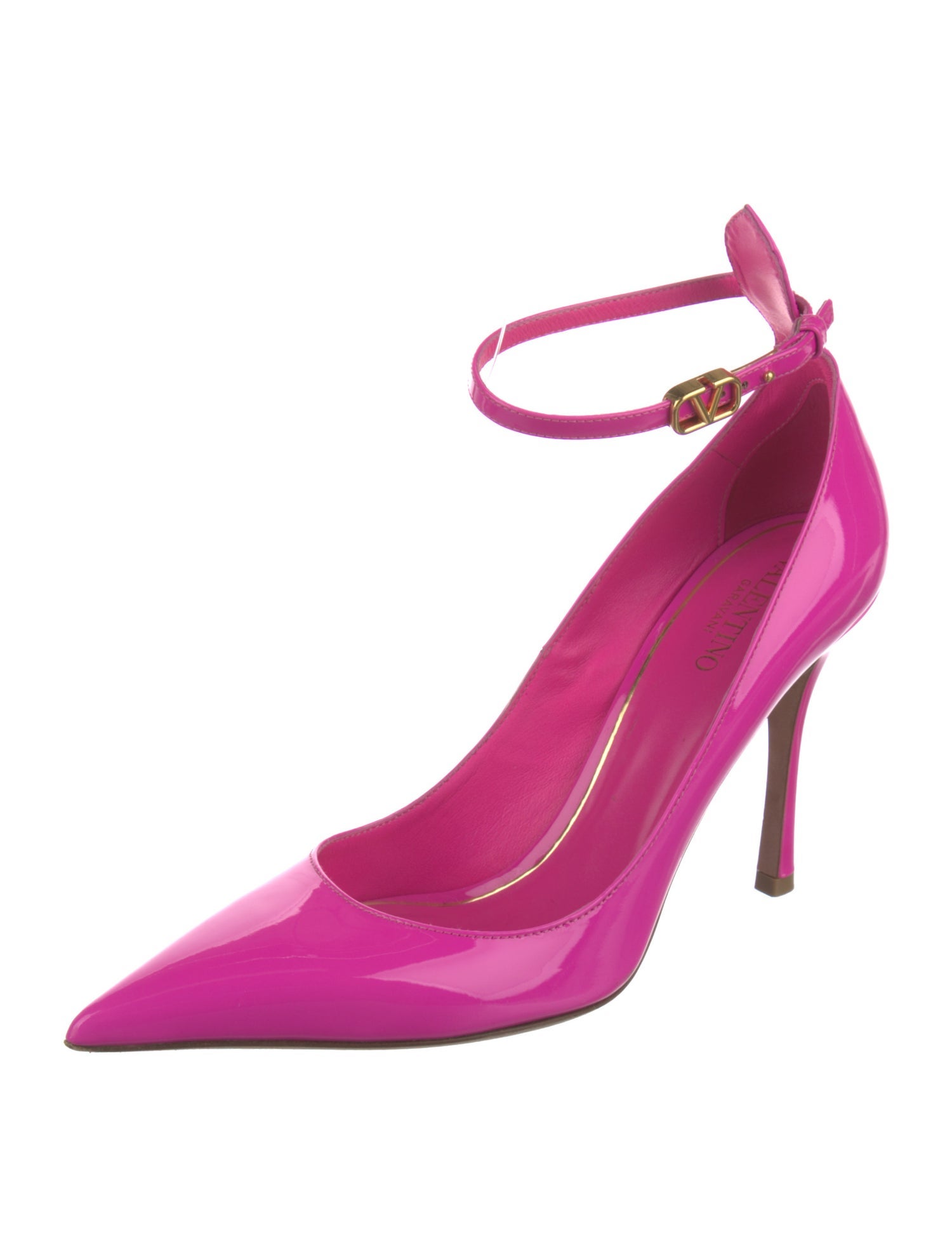 Valentino Patent Leather D'Orsay Pumps