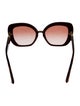Valentino Oversize Gradient Sunglasses