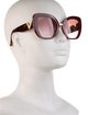 Valentino Oversize Gradient Sunglasses