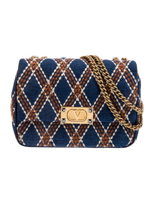 Valentino Denim Quiltie 67 Medium