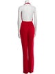 Valentino Silk V-Neck Jumpsuit