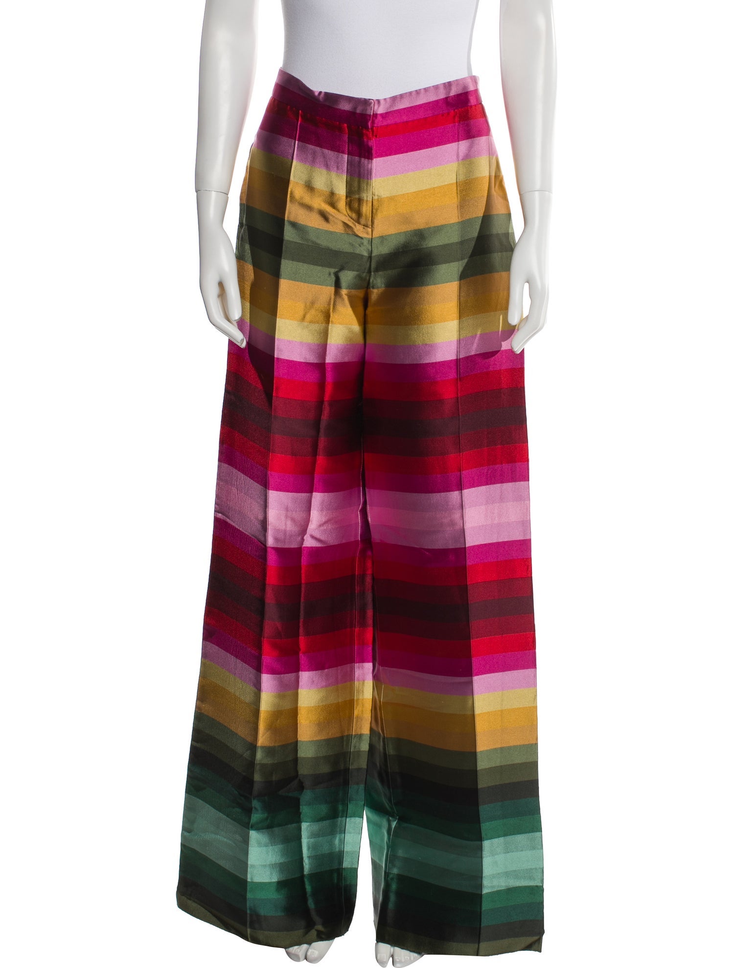 Valentino Silk Wide Leg Pants w/ Tags