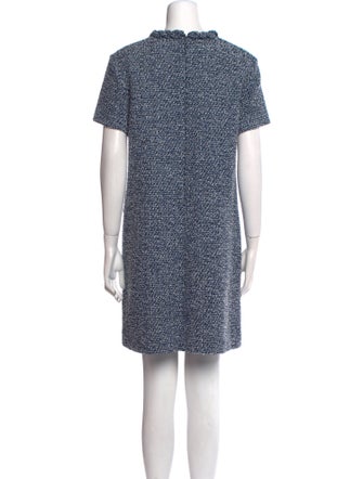 Valentino Mock Neck Mini Dress