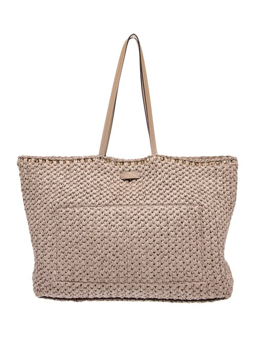 Valentino Raffia Tote