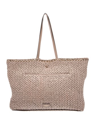 Valentino Raffia Tote
