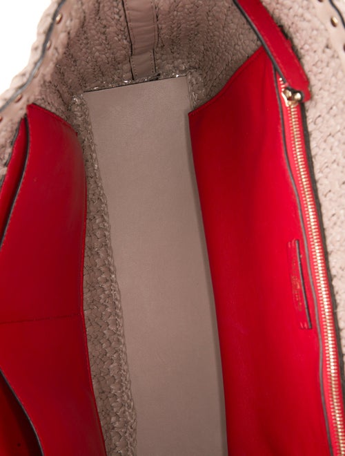 Valentino Raffia Tote