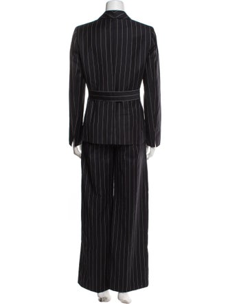 Valentino Wool Striped Pantsuit