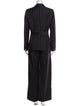 Valentino Wool Striped Pantsuit