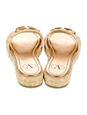 Valentino Raffia Espadrilles