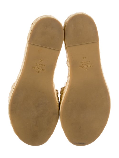 Valentino Raffia Espadrilles