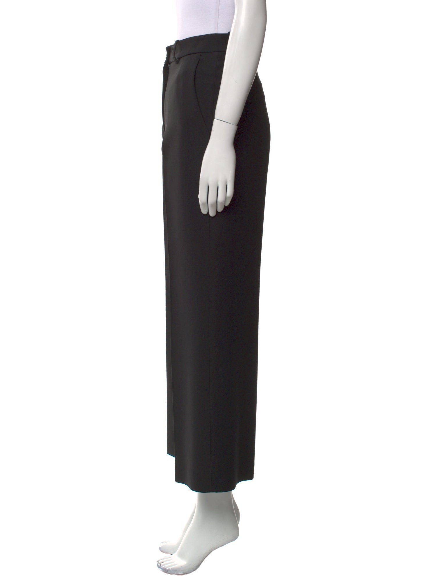 Valentino Virgin Wool Wide Leg Pants