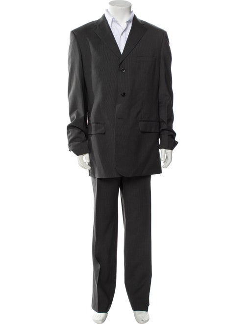 Valentino Wool Striped Two-Piece Suit