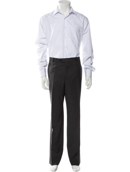 Valentino Wool Striped Two-Piece Suit