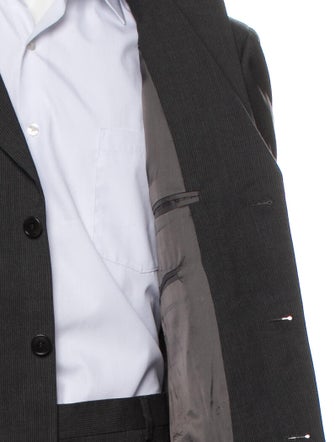 Valentino Wool Striped Two-Piece Suit