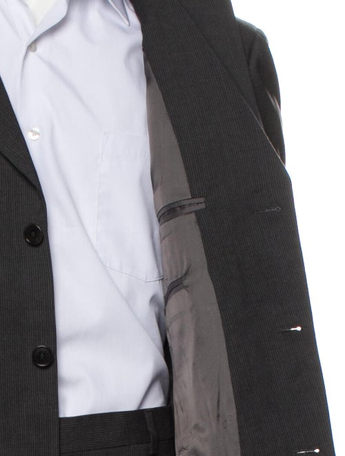 Valentino Wool Striped Two-Piece Suit