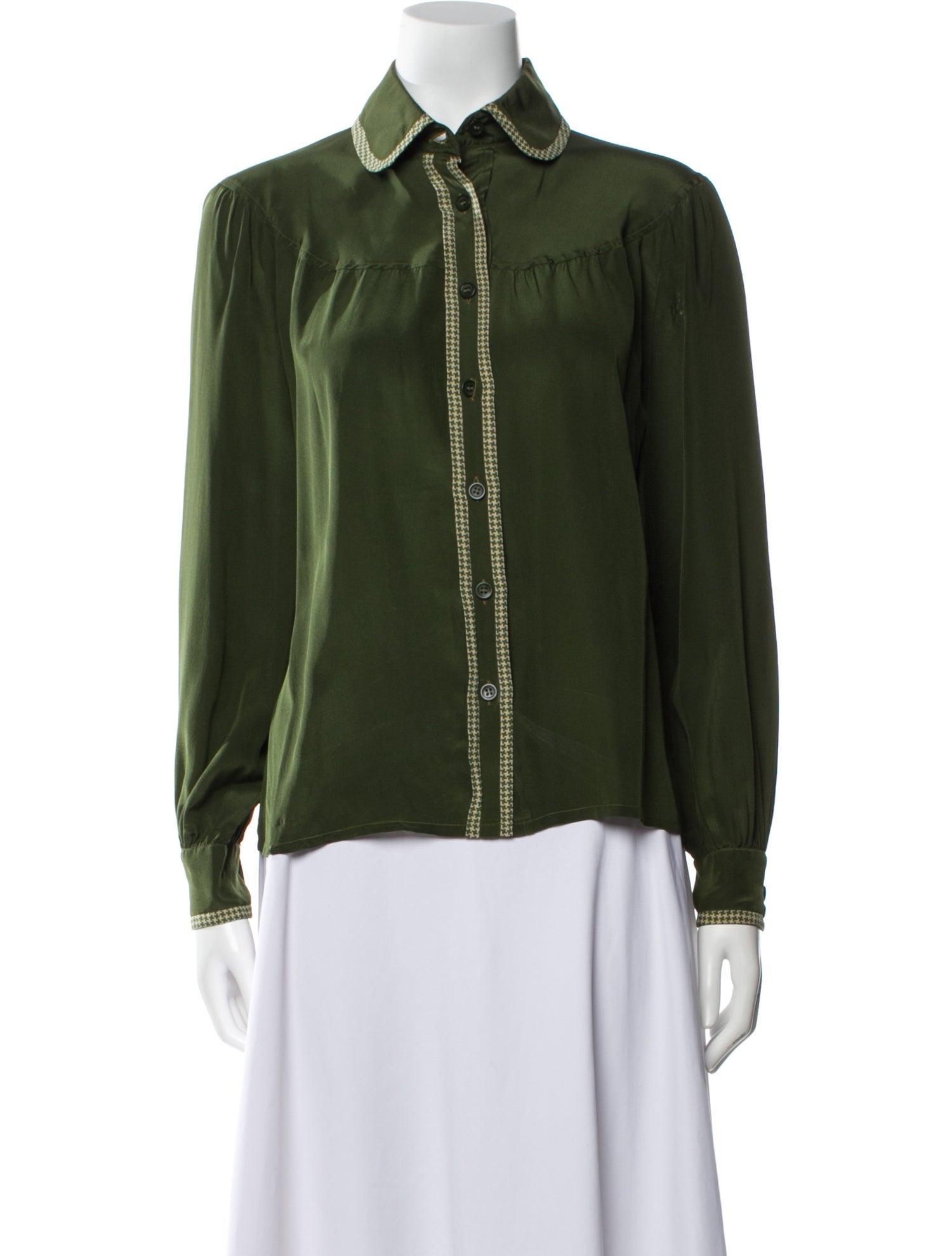 Valentino Vintage 1970's Button-Up Top