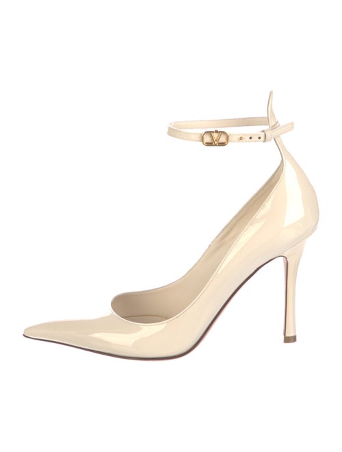 Valentino Rockstud Accents Patent Leather Pumps