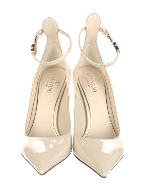 Valentino Rockstud Accents Patent Leather Pumps