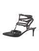 Valentino Rockstud Accents Leather Slingback Pumps