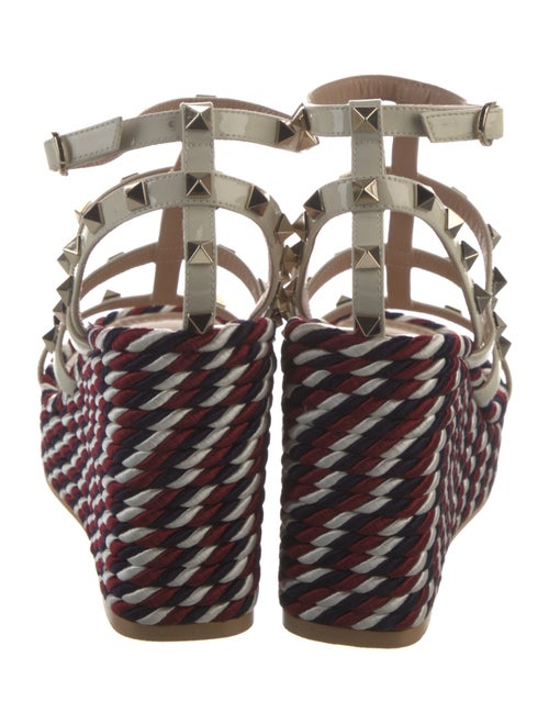 Valentino Rockstud Accents Leather Gladiator Sandals