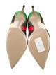 Valentino Rockstud Accents Canvas Pumps