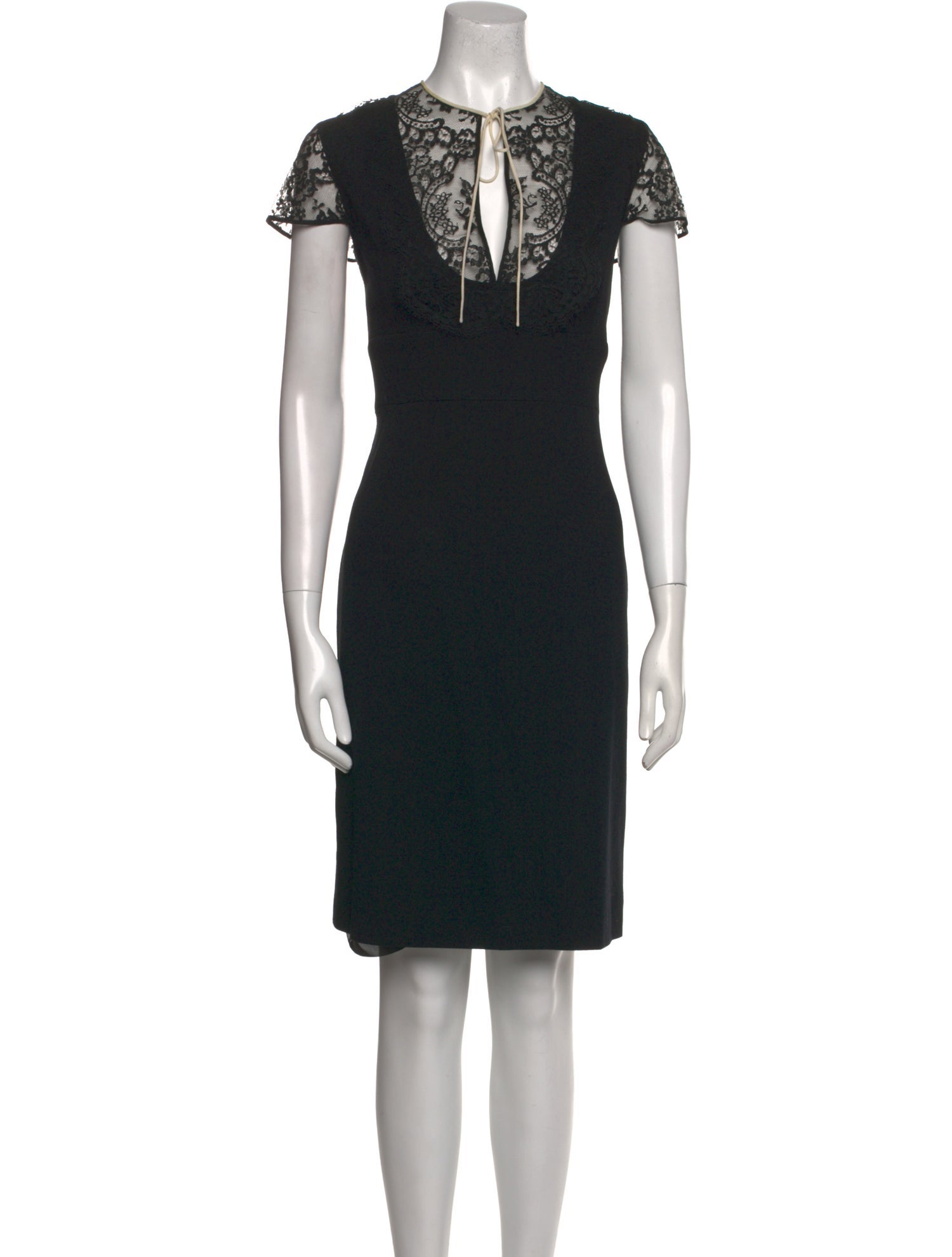 Valentino Virgin Wool Knee-Length Dress