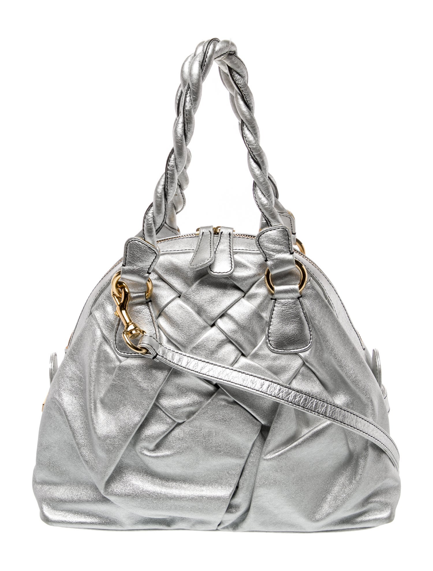 Valentino Leather Top Handle Bag