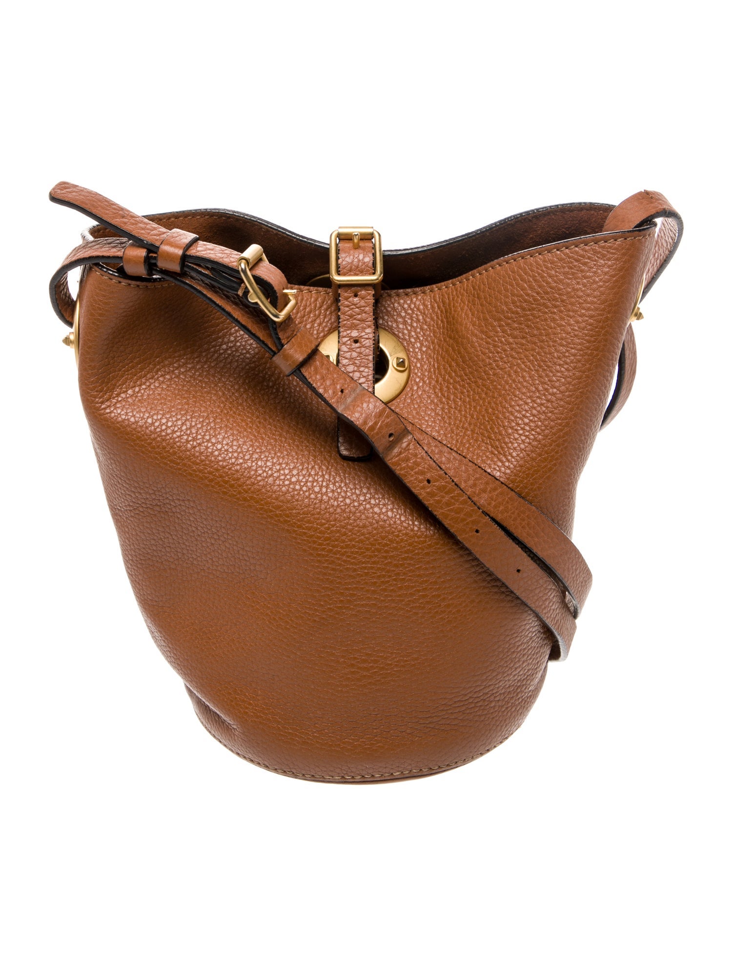 Valentino Leather Bucket Bag