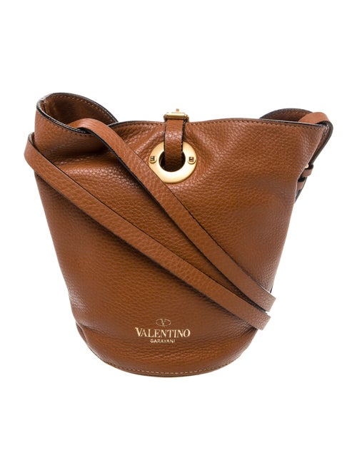Valentino Leather Bucket Bag