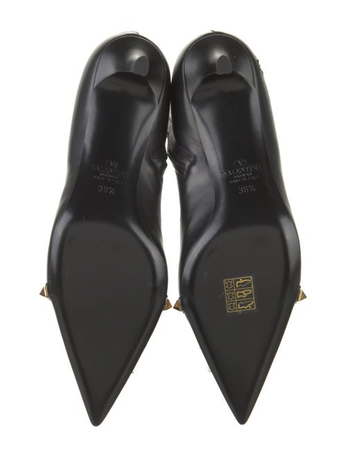Valentino Rockstud Accents Leather Boots