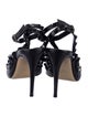 Valentino Rockstud Accents Leather T-Strap Pumps