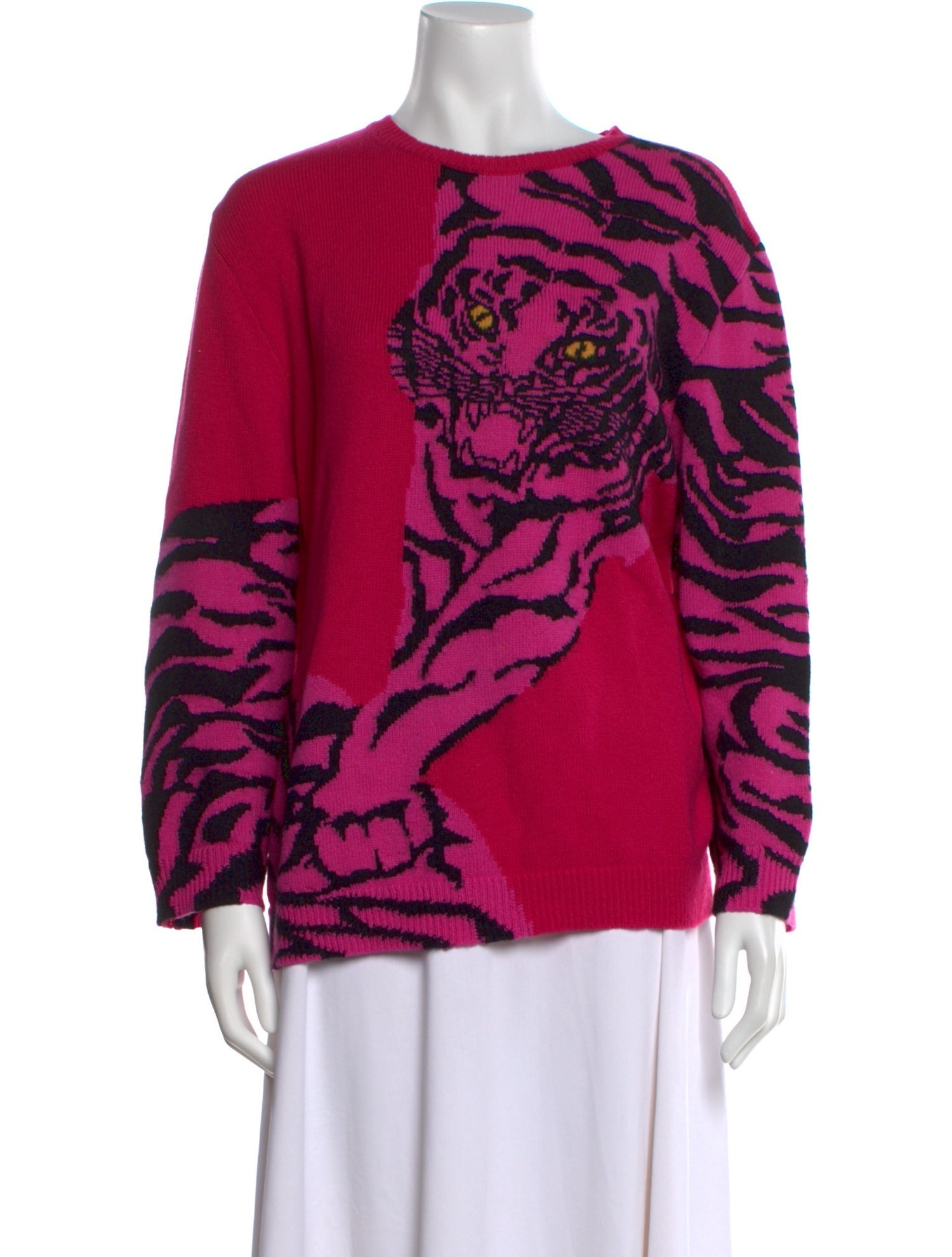 Valentino Cashmere Graphic Print Sweater