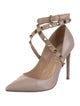 Valentino Rockstud Accents Leather Pumps