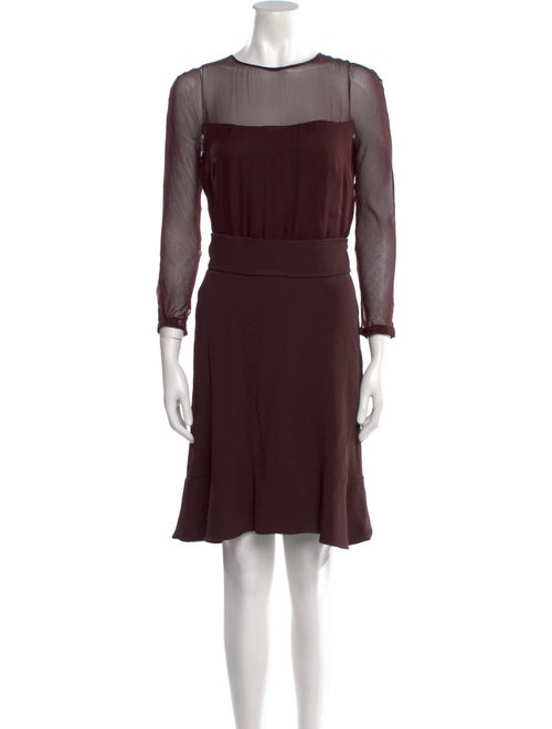 Valentino Silk Knee-Length Dress