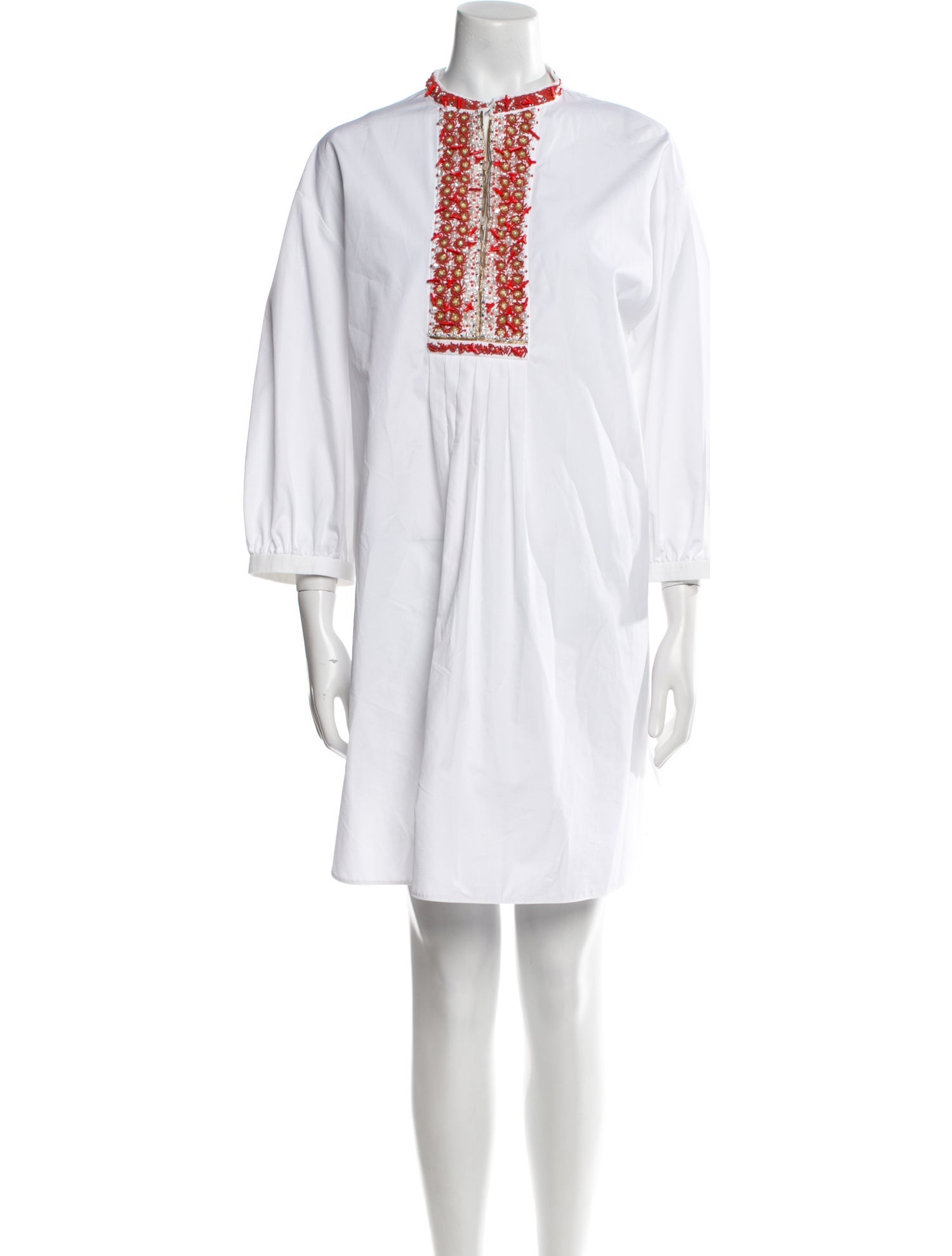 Valentino Crew Neck Mini Dress