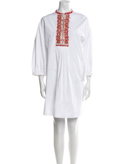 Valentino Crew Neck Mini Dress