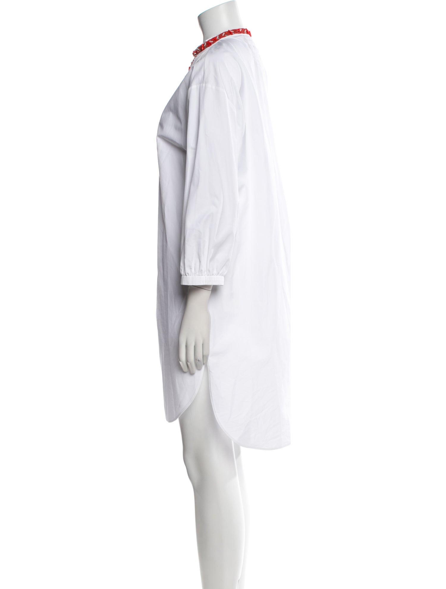 Valentino Crew Neck Mini Dress