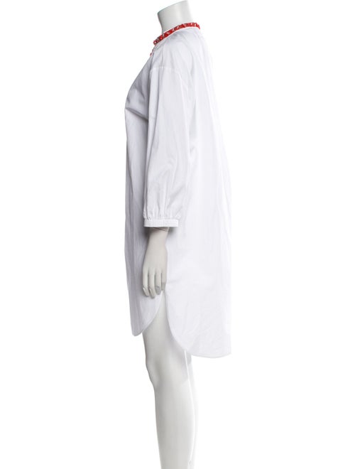 Valentino Crew Neck Mini Dress