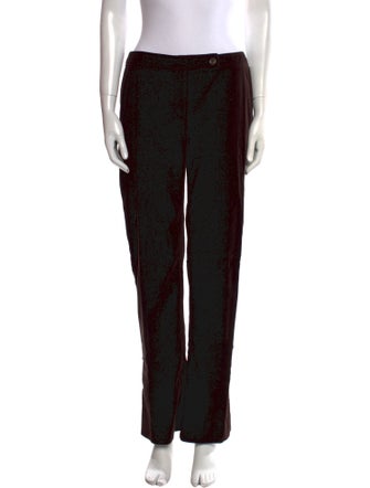 Valentino Velvet Wide Leg Pants