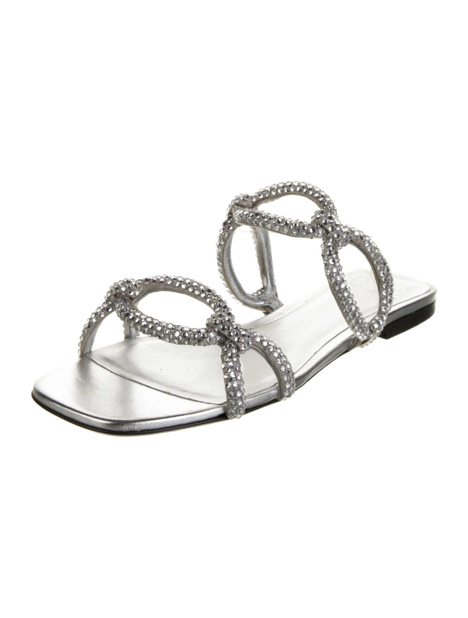 Valentino Leather Slides